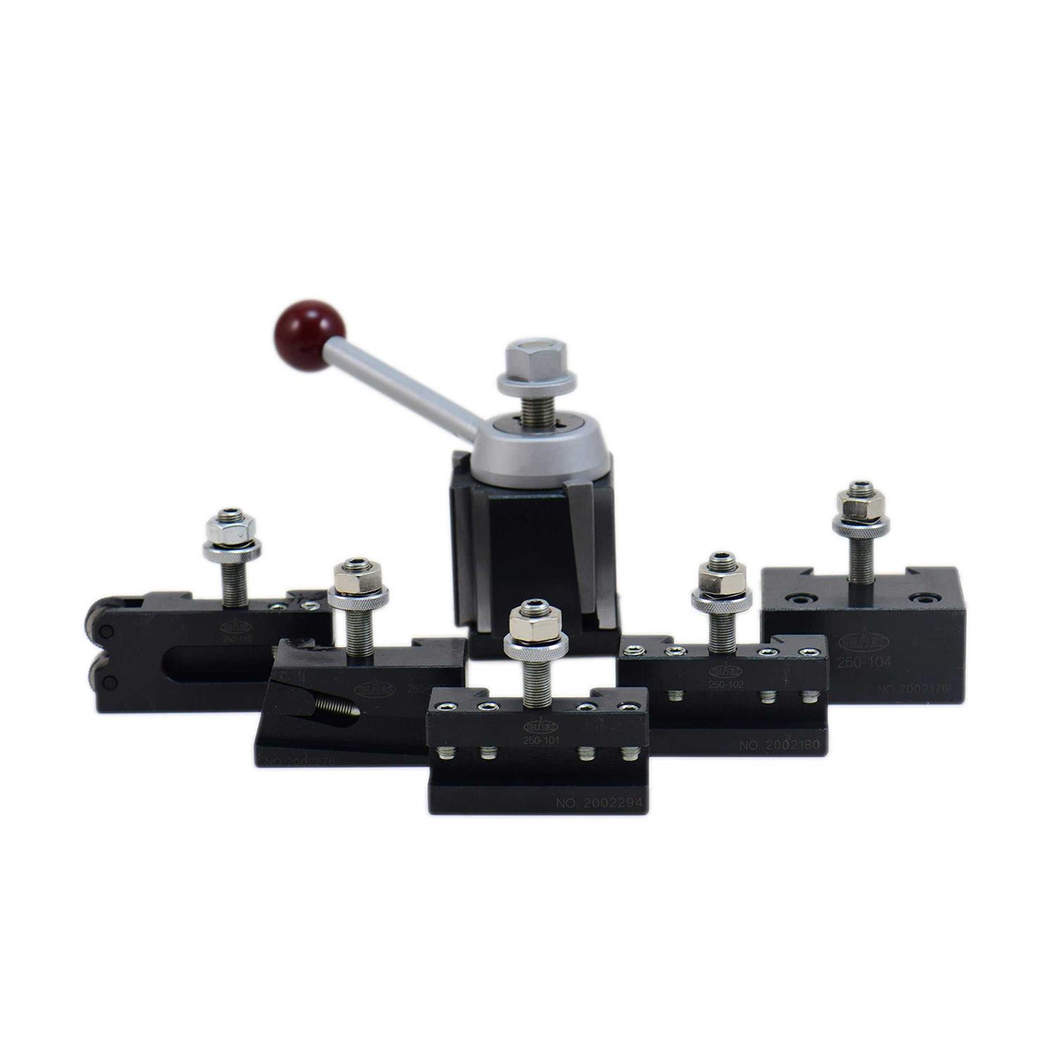 Shars AXA Wedge Type Quick Change Tool Post 6 PCS Set for 6 - Cheap Fitting