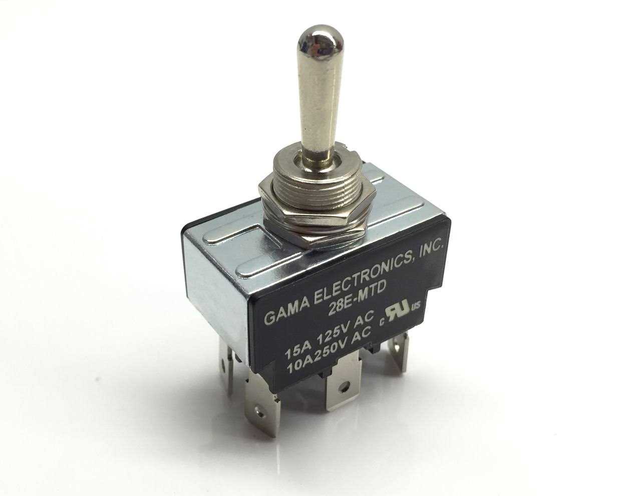 30 Amp Toggle Switch DPDT 3 Position On-Off-On - Cheap Fitting
