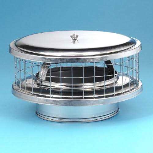 8 Homesaver Pro Cap for Solid Pack Factory-Built Chimney - Cheap Fitting