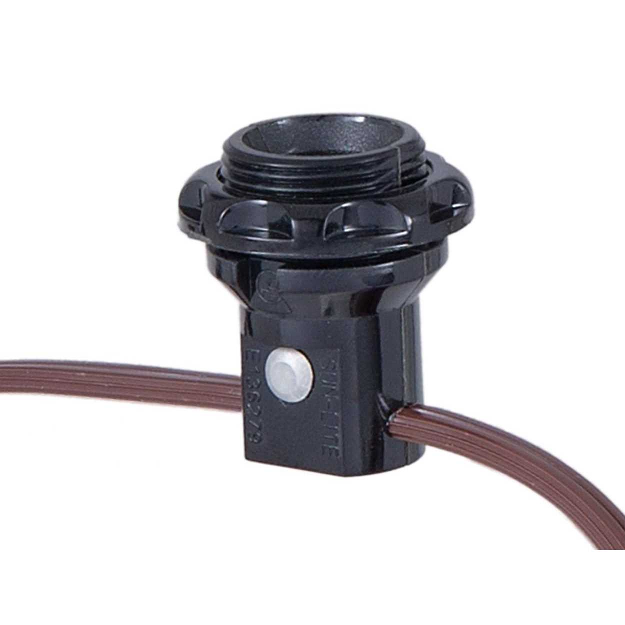 B&p Lamp 3-Light, E12 Candelabra Socket Harness Set, each with phenolic ring and 18/2 wire leads 47639 - Cheap Fitting