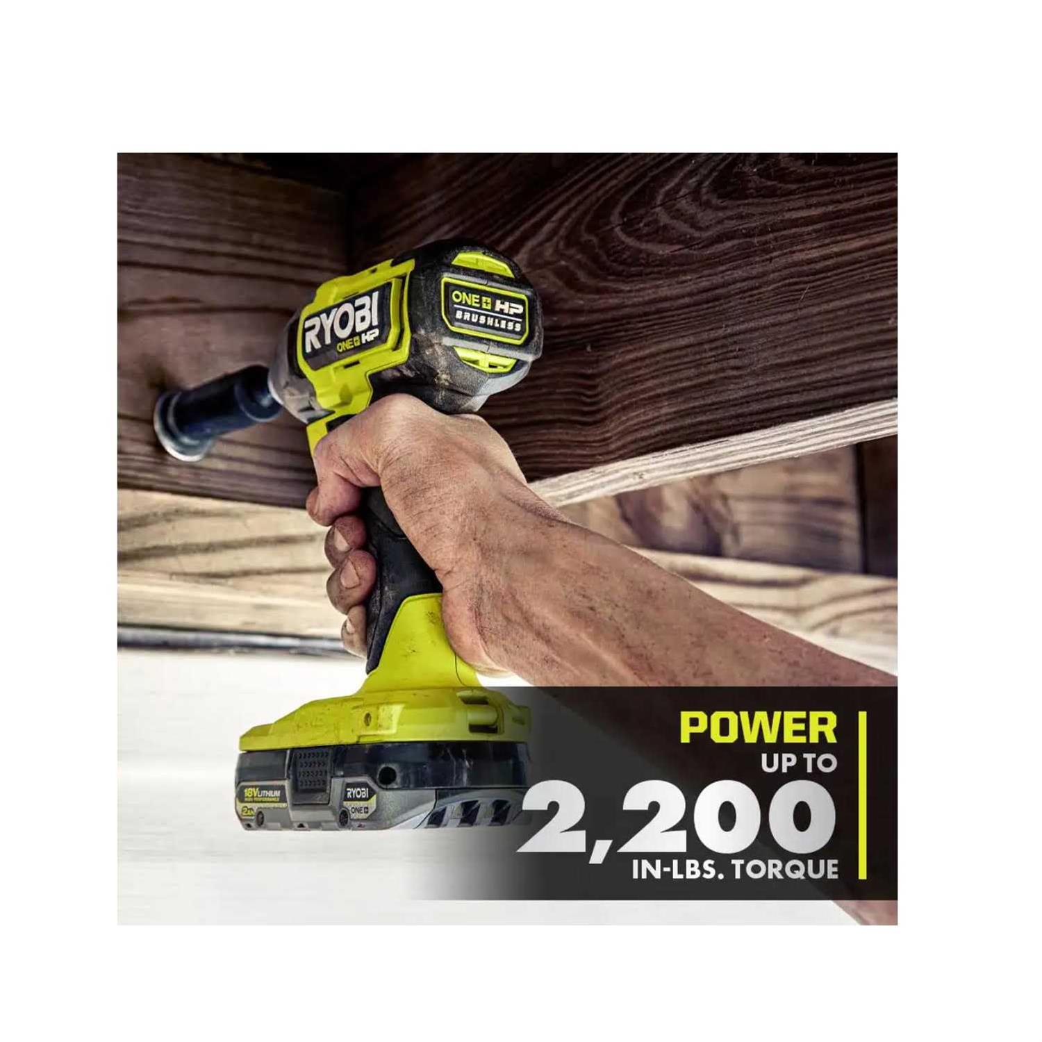 RYOBI ONE+ HP 18V Brushless Cordless 1/4 in. Impact Driver - Cheap Fitting