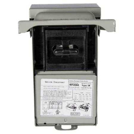 Siemens 30 Amp Fusible Outdoor AC Disconnect - Cheap Fitting