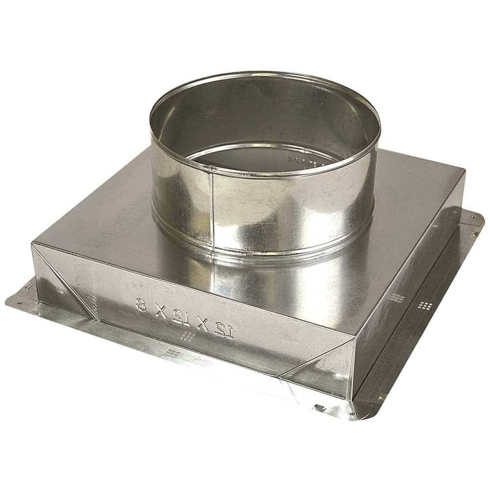 Master Flow 6 in. x 6 in. to 6 in. Ceiling Register Box - Cheap Fitting