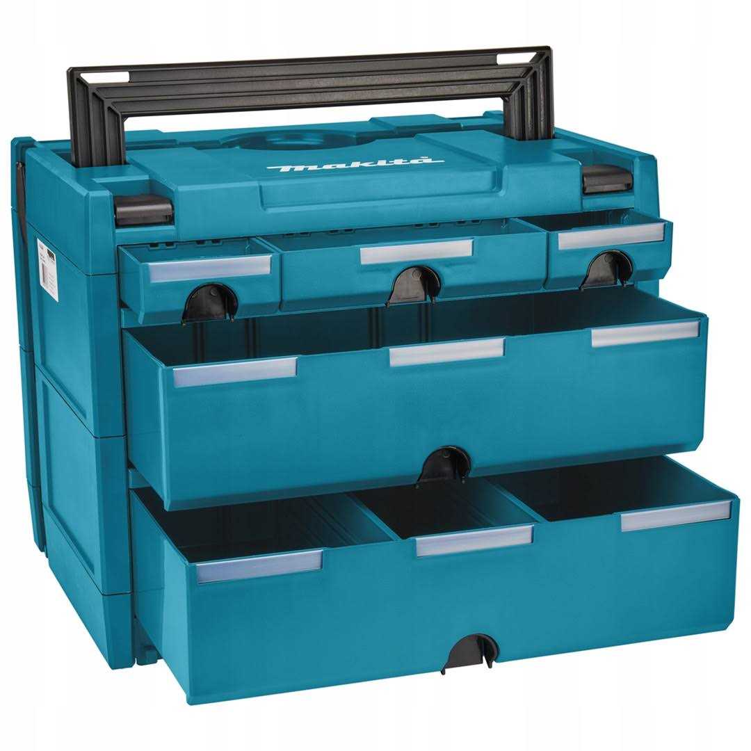 Makita P-84349 MAKPAC 5 Drawer Interlocking Case - Cheap Fitting