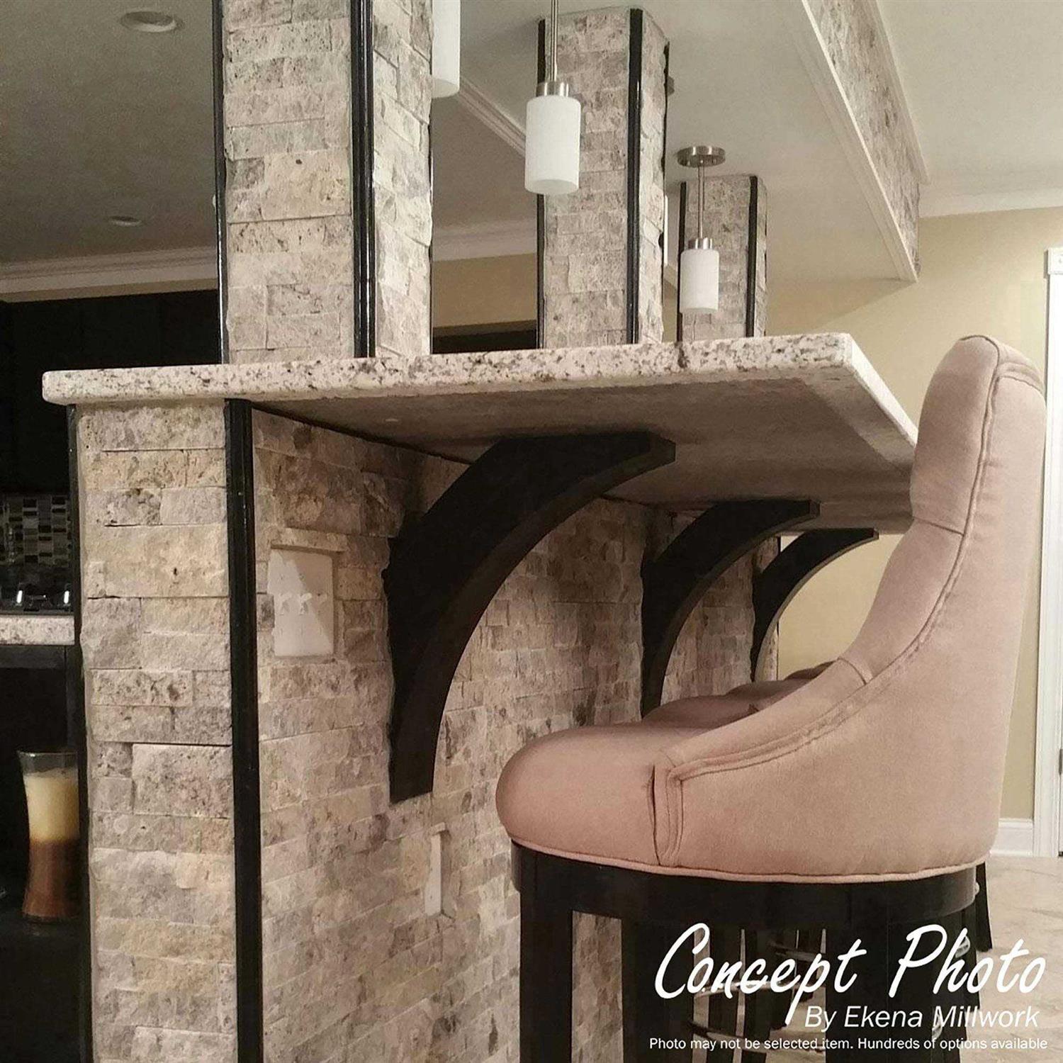 Ekena Millwork Thorton Rough Sawn Knee Brace - Cheap Fitting