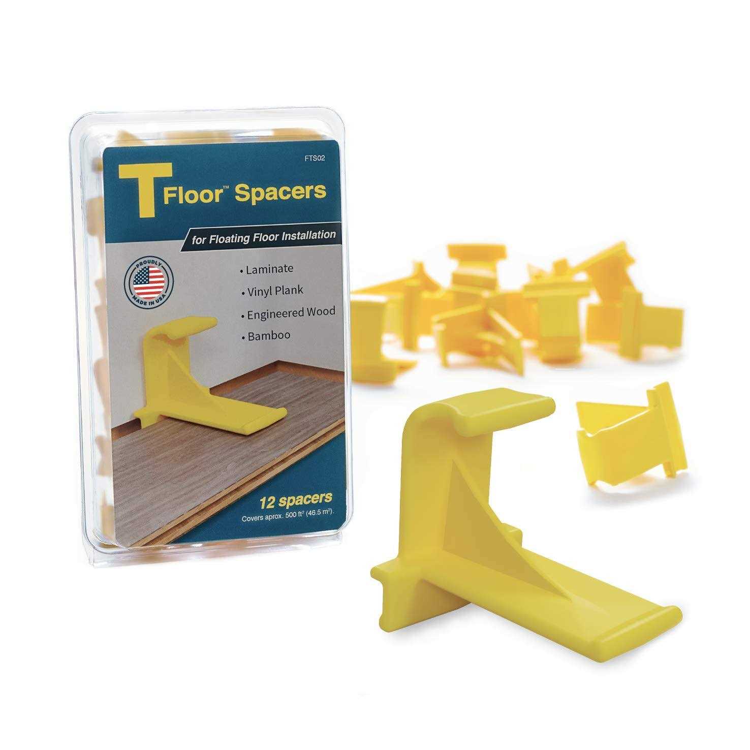 Tfloor Spacers Floor Spacers for Installing Laminate Wood Flooring - Cheap Fitting