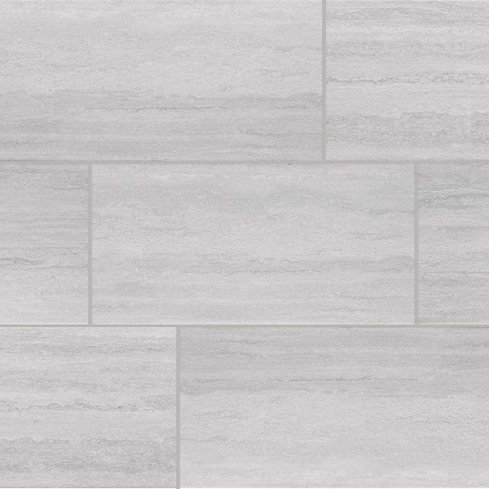 Florida Tile Home Collection Silver Sands Grey 12 in. x 24 in. Matte Porcelain Floor and Wall Tile - Cheap Fitting