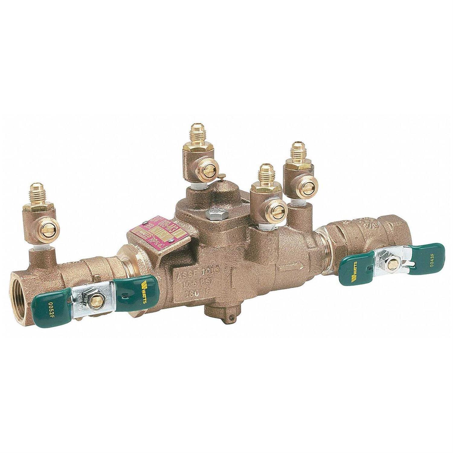 Watts 1/2 LF 009QT Reduced Pressure Zone Backflow Preventer - Cheap Fitting