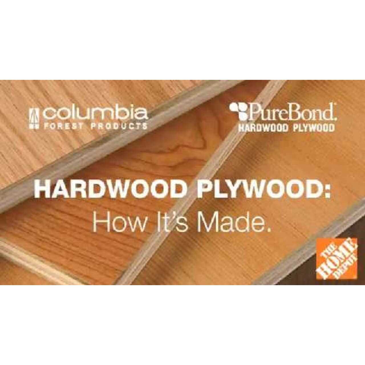 Columbia Forest Products 2 ft. x 8 ft. PureBond Alder Plywood Project Panel Free Custom Cut Available - Cheap Fitting