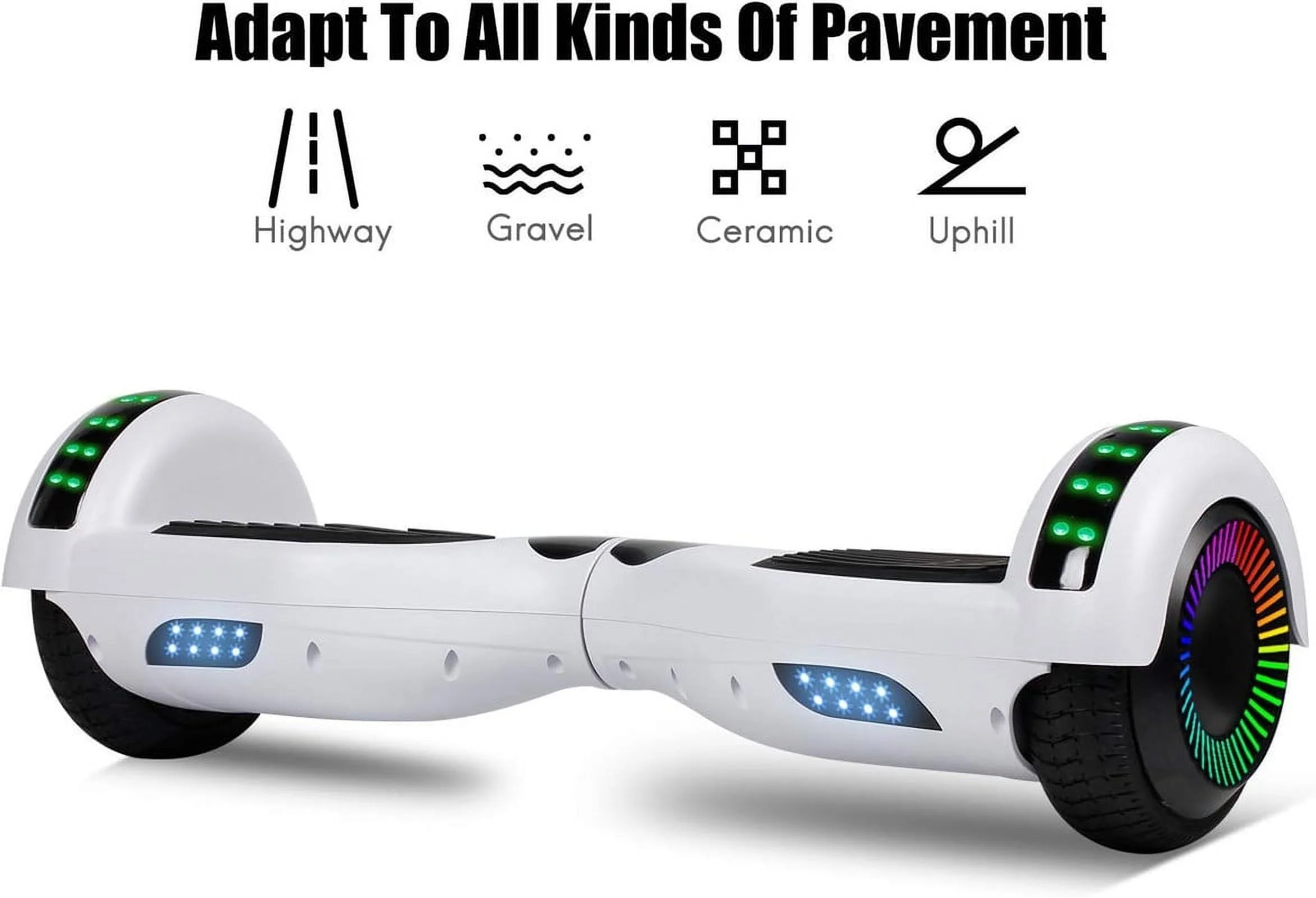 Hoverboard with Bluetooth and LED Lights 6.5