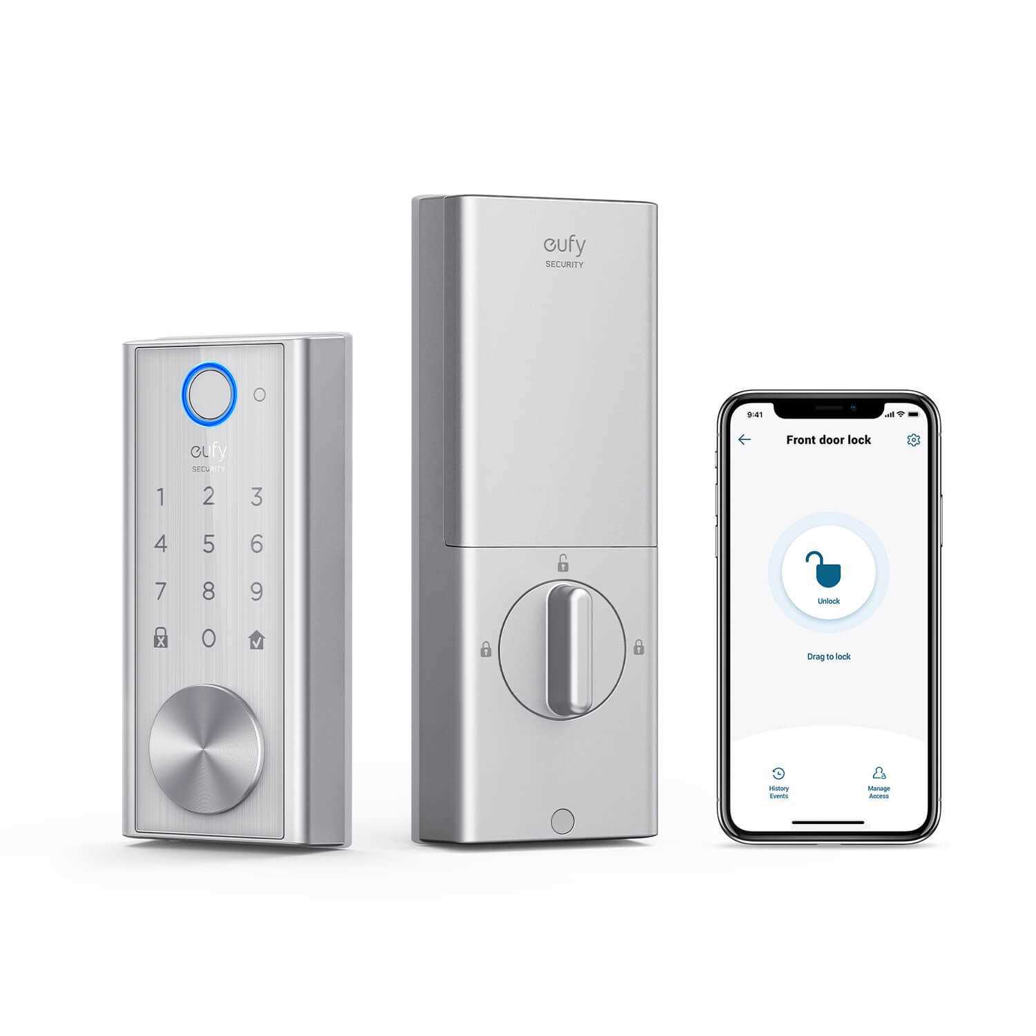 Security S230 Smart Lock by eufy Touch & Wi-Fi Fingerprint Scan - Cheap Fitting