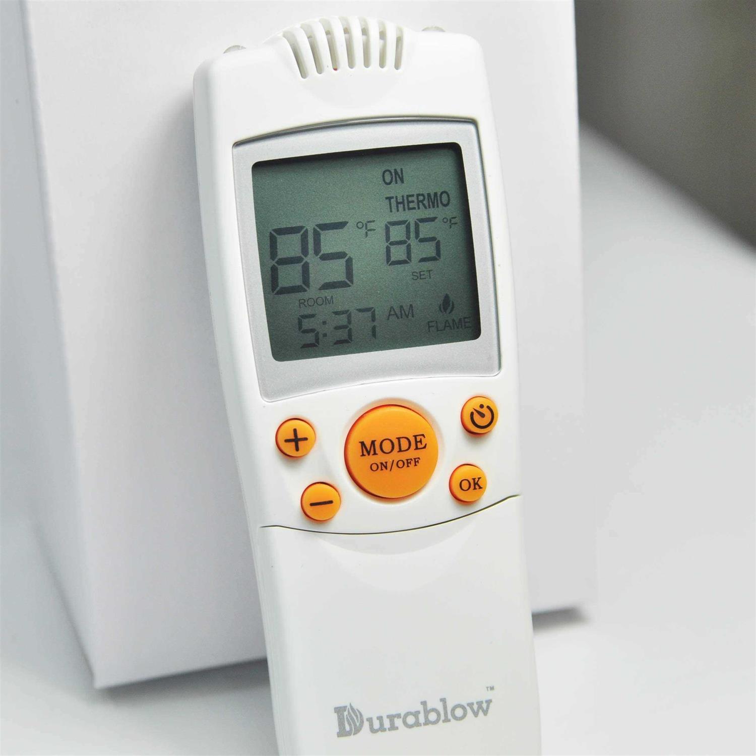 Durablow TR1003 On/Off Gas Fire Fireplace Remote Control Kit + Thermostat + Timer with Lcd Screen for Millivolt Valve - Cheap Fitting