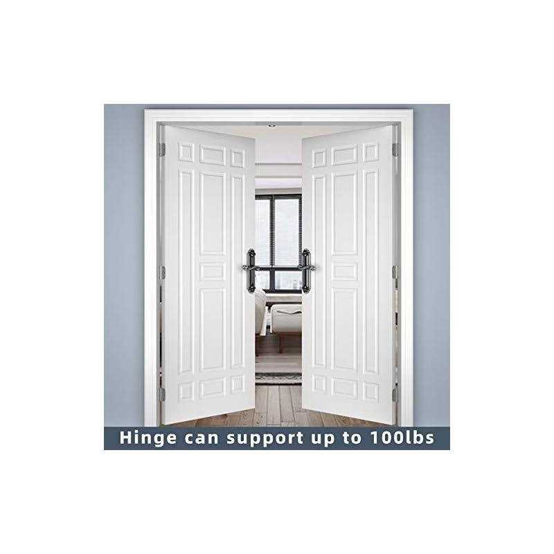 HOSOM 48 Pack Rounded Door Hinges 3.5 x 3.5 inch - Cheap Fitting