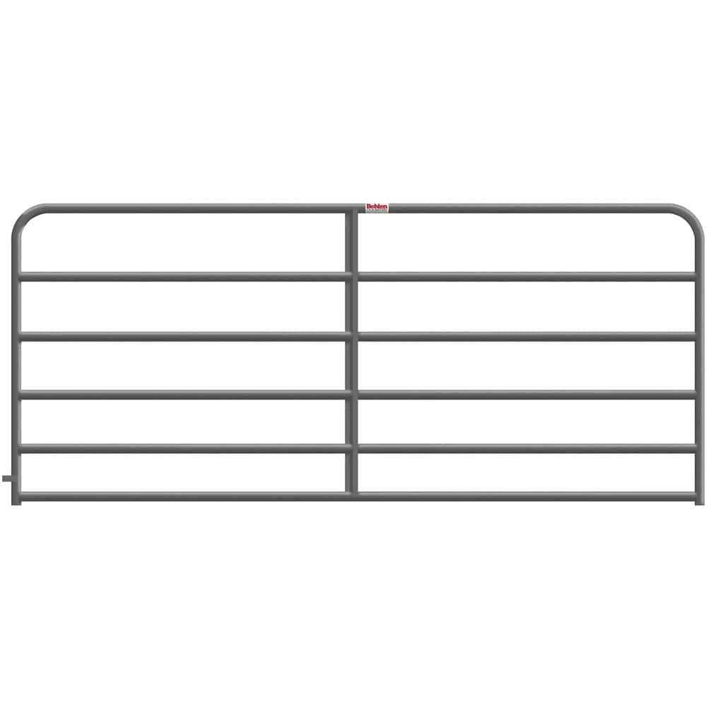 Behlen 10 ft. Gray 6-Rail Utility Gate - Cheap Fitting