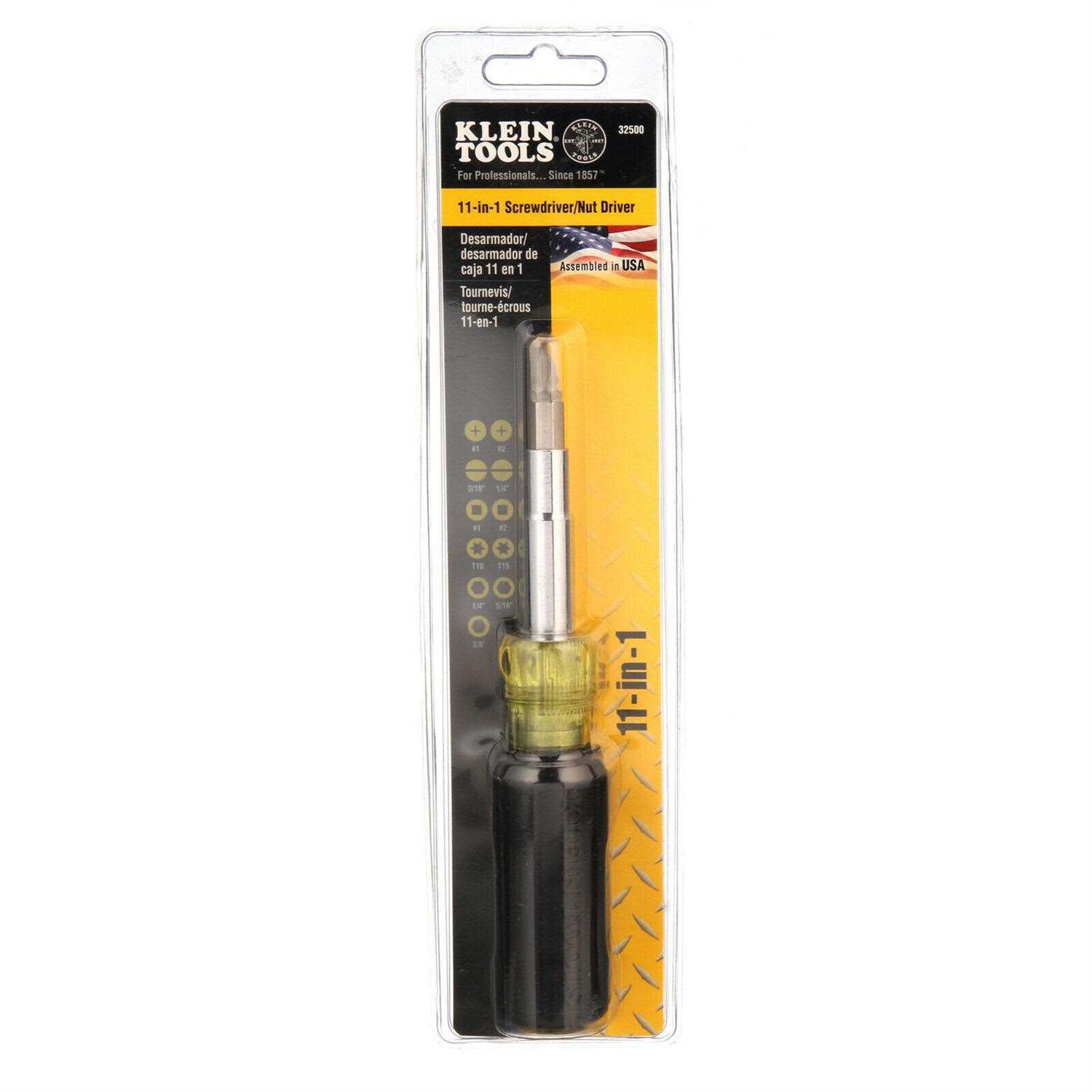Klein Tools 32500 11-in-1 Screwdriver/Nut Driver - Cheap Fitting
