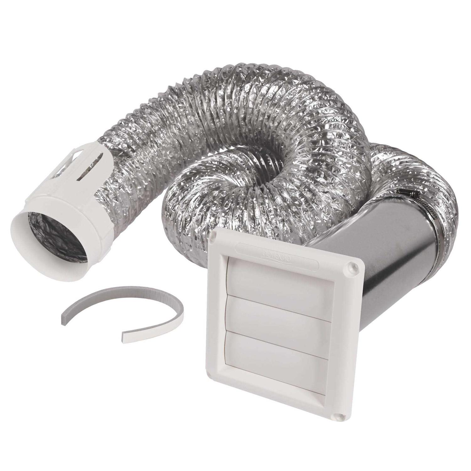 Deflecto 8′ Complete Dryer Vent Kit SK8WFGAT/2W - Cheap Fitting