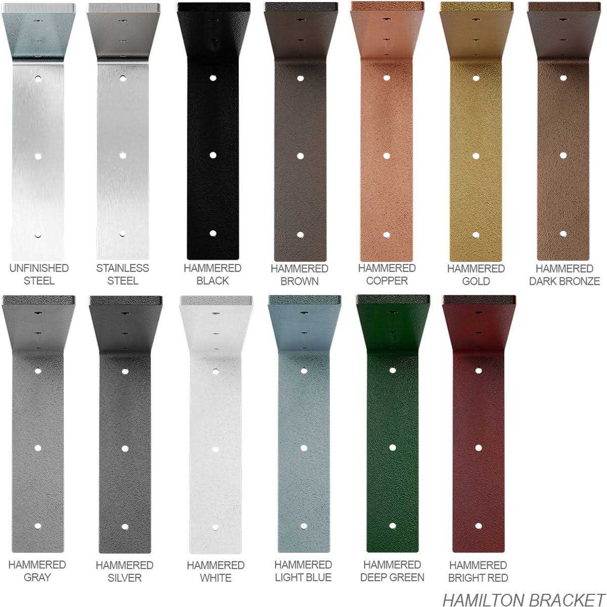 Ekena Millwork 2W x Hamilton Steel Bracket - Cheap Fitting