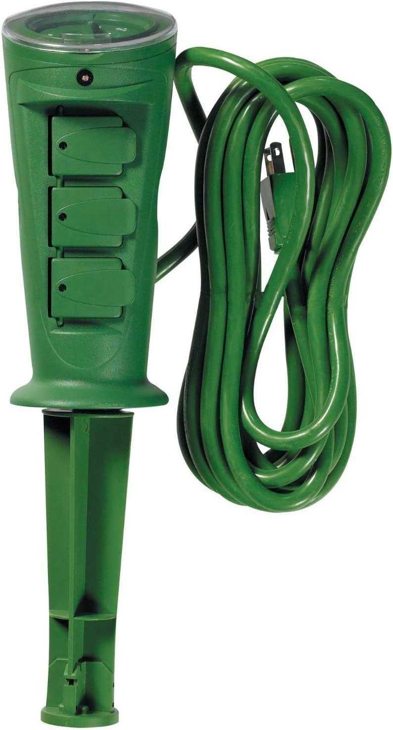 Woods 3-Outlet Outdoor Power Strip Timer - Cheap Fitting