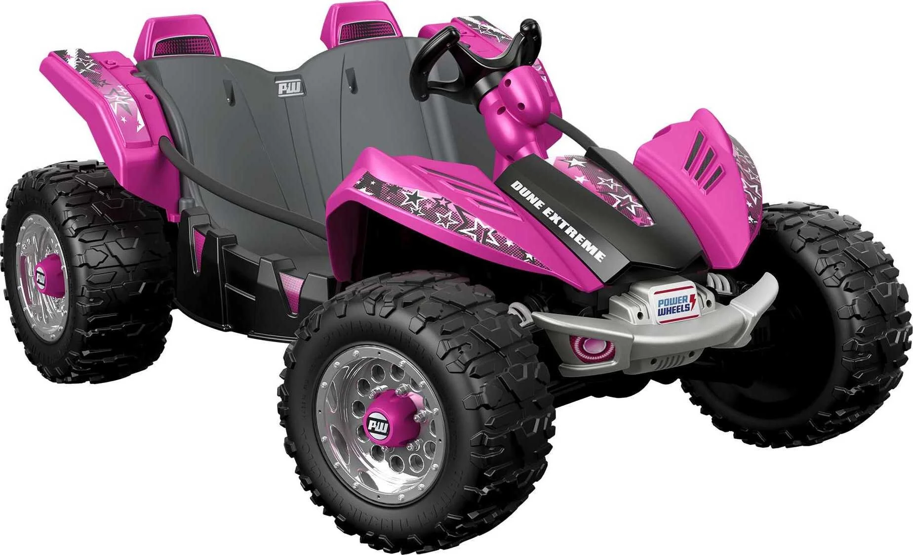 12V Power Wheels Dune Racer Extreme Battery-Powered Ride-On Vehicle with Charger, Pink - Cheap Fitting