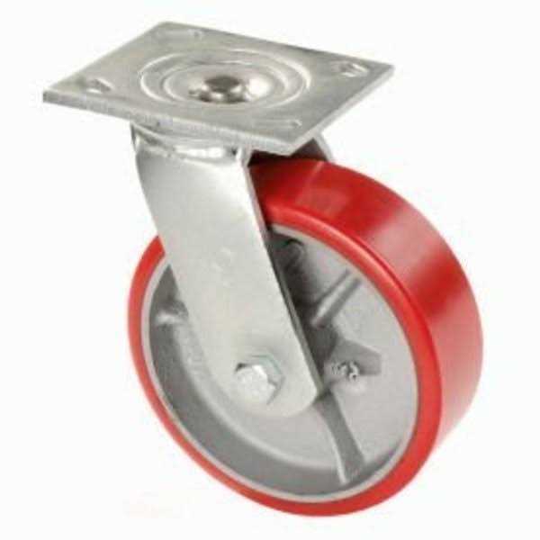 Global Industrial Heavy Duty Swivel Plate Caster 8 Polyurethane Wheel 1200 Lb. Capacity 601126	Global Industrial Heavy Duty Swivel Plate Caster 8 Polyurethane Wheel 1200 Lb. Capacity 601126 - Cheap Fitting
