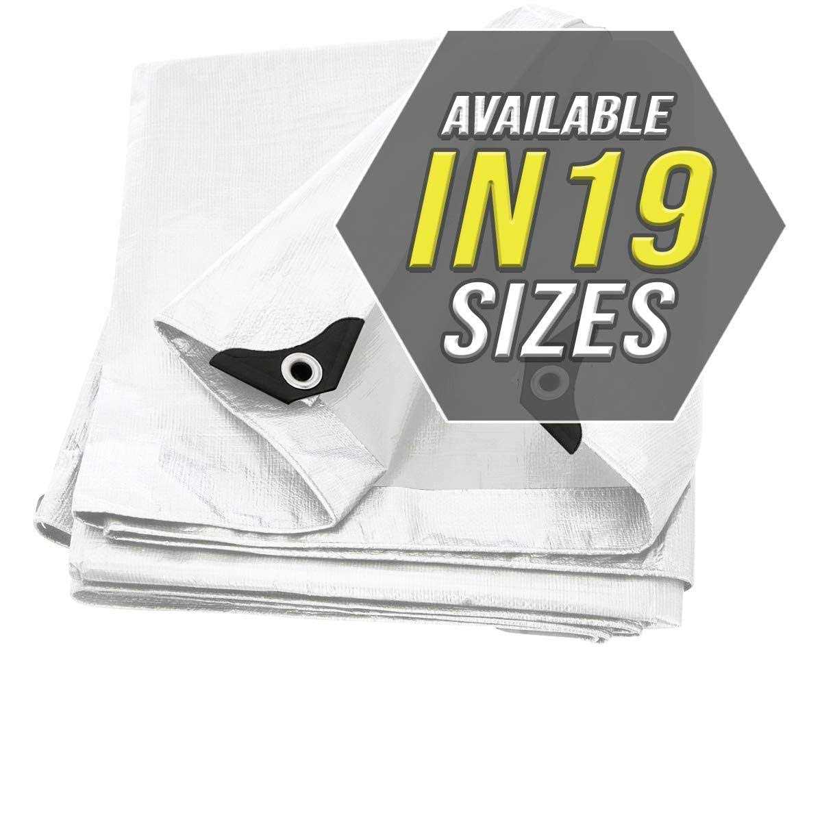 Trademark Supplies Tarp Cover Heavy Duty Thick Material Waterproof Great for Tarpaulin Canopy Tent Boat	Trademark Supplies Tarp Cover Heavy Duty Thick Material Waterproof Great for Tarpaulin Canopy Tent Boat - Cheap Fitting