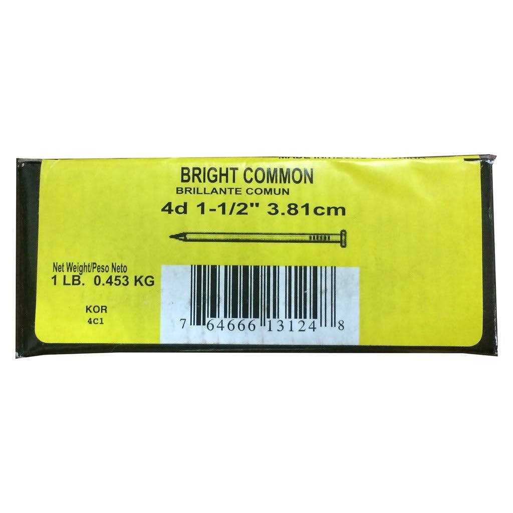 Grip-Rite 1-1/2-in 13-Gauge Bright Steel Common Nails - Cheap Fitting