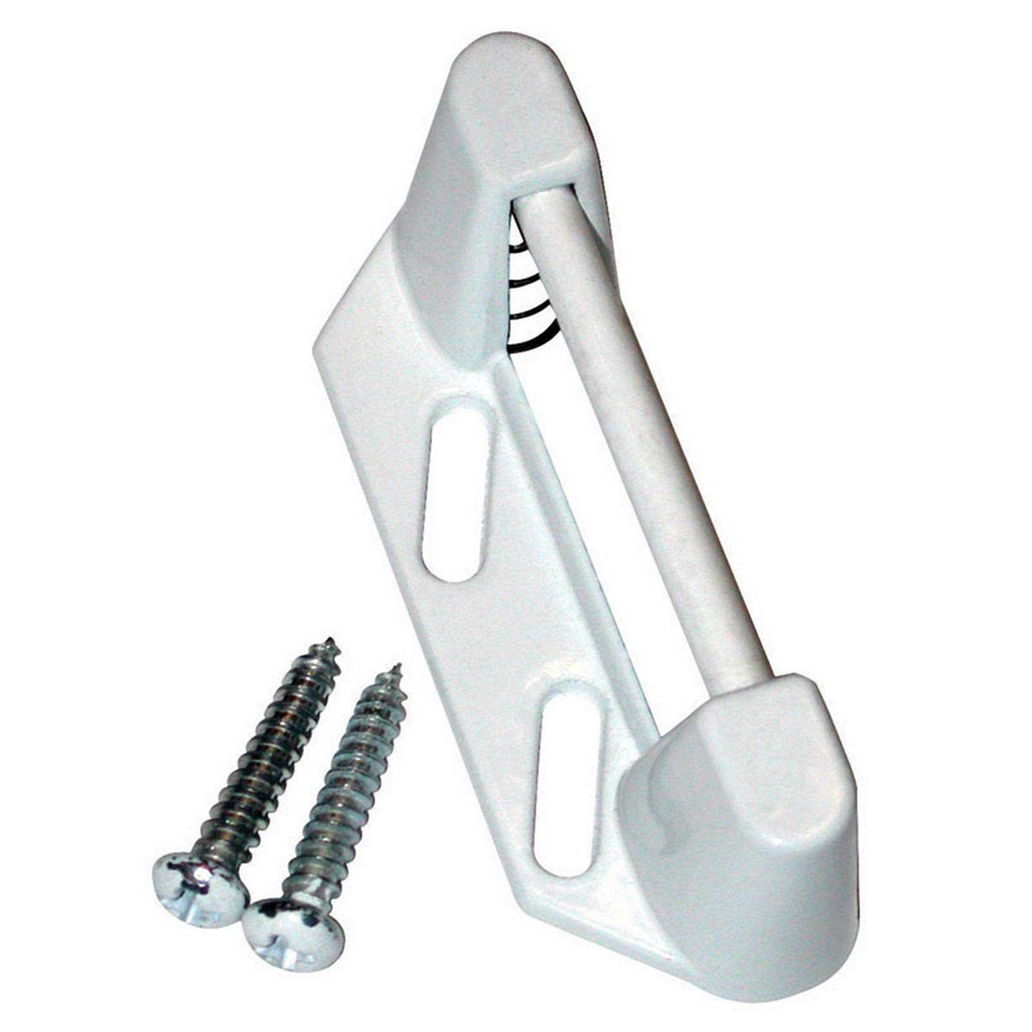 Barton Kramer White Steel Latch Strike - Cheap Fitting