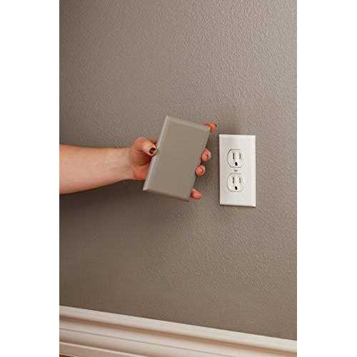 The COVERPLUG 2-Pack Paintable Electrical Outlet Cover - Cheap Fitting