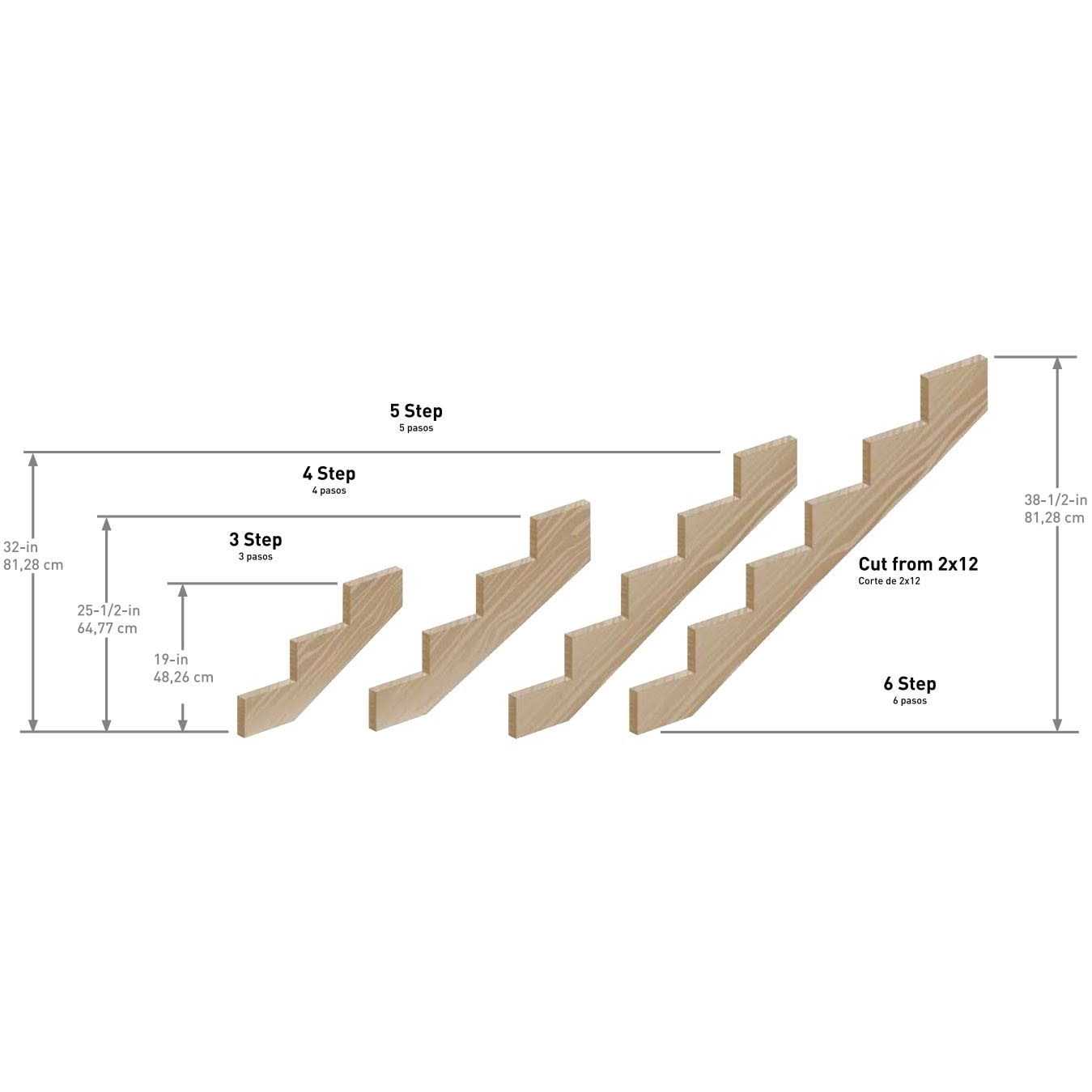 Severe Weather Wood Stair Stringers - Cheap Fitting