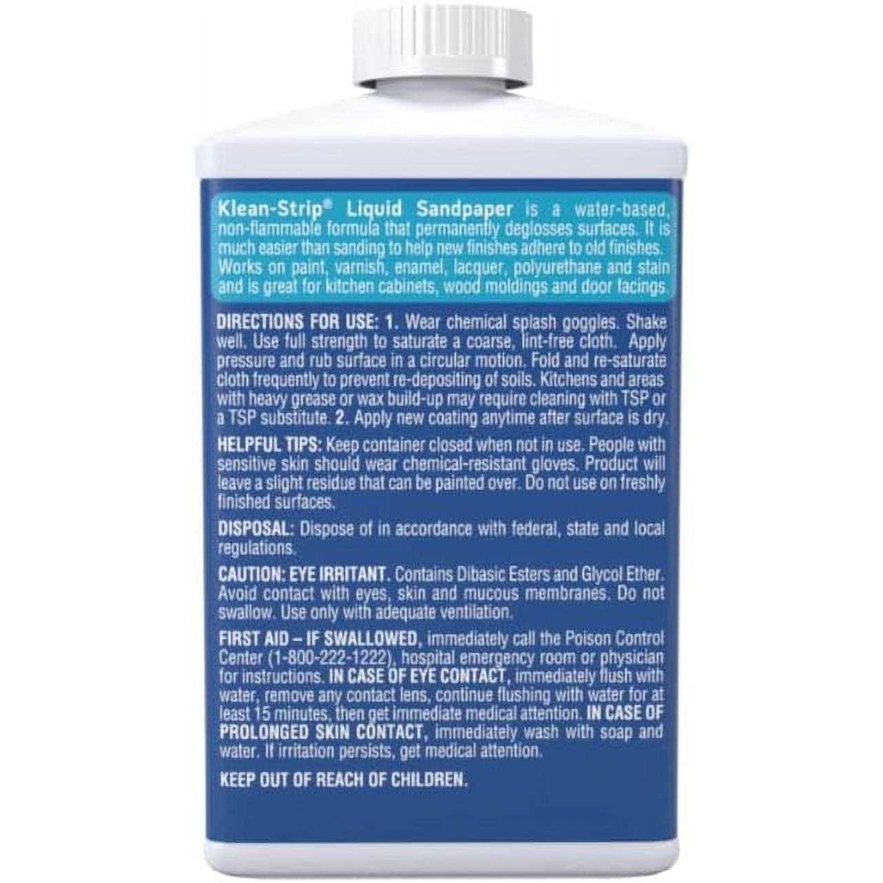 Klean-Strip Easy Liquid Sander Deglosser - Cheap Fitting