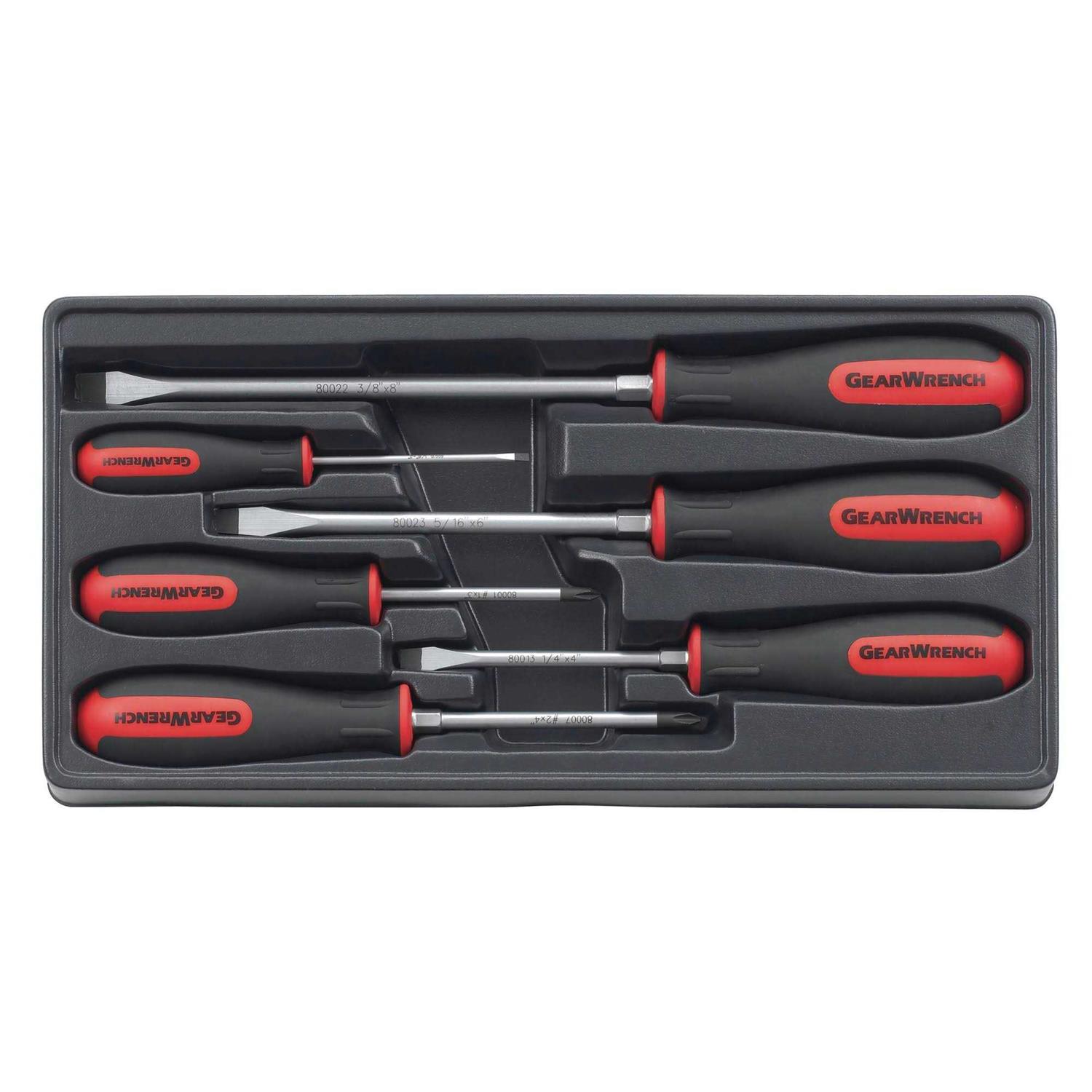 GEARWRENCH 6 Piece Combination Screwdriver Set 80050 - Cheap Fitting