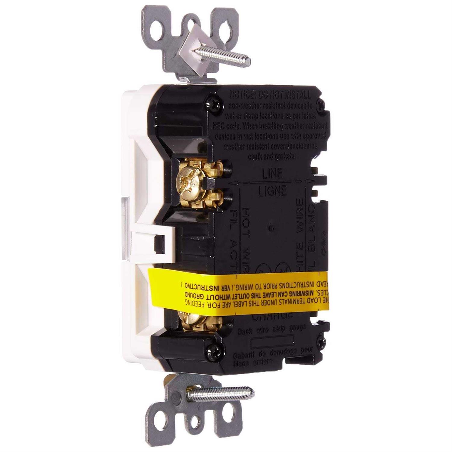 Leviton SmartlockPro GFCI Outlet White GFNL2-W - Cheap Fitting