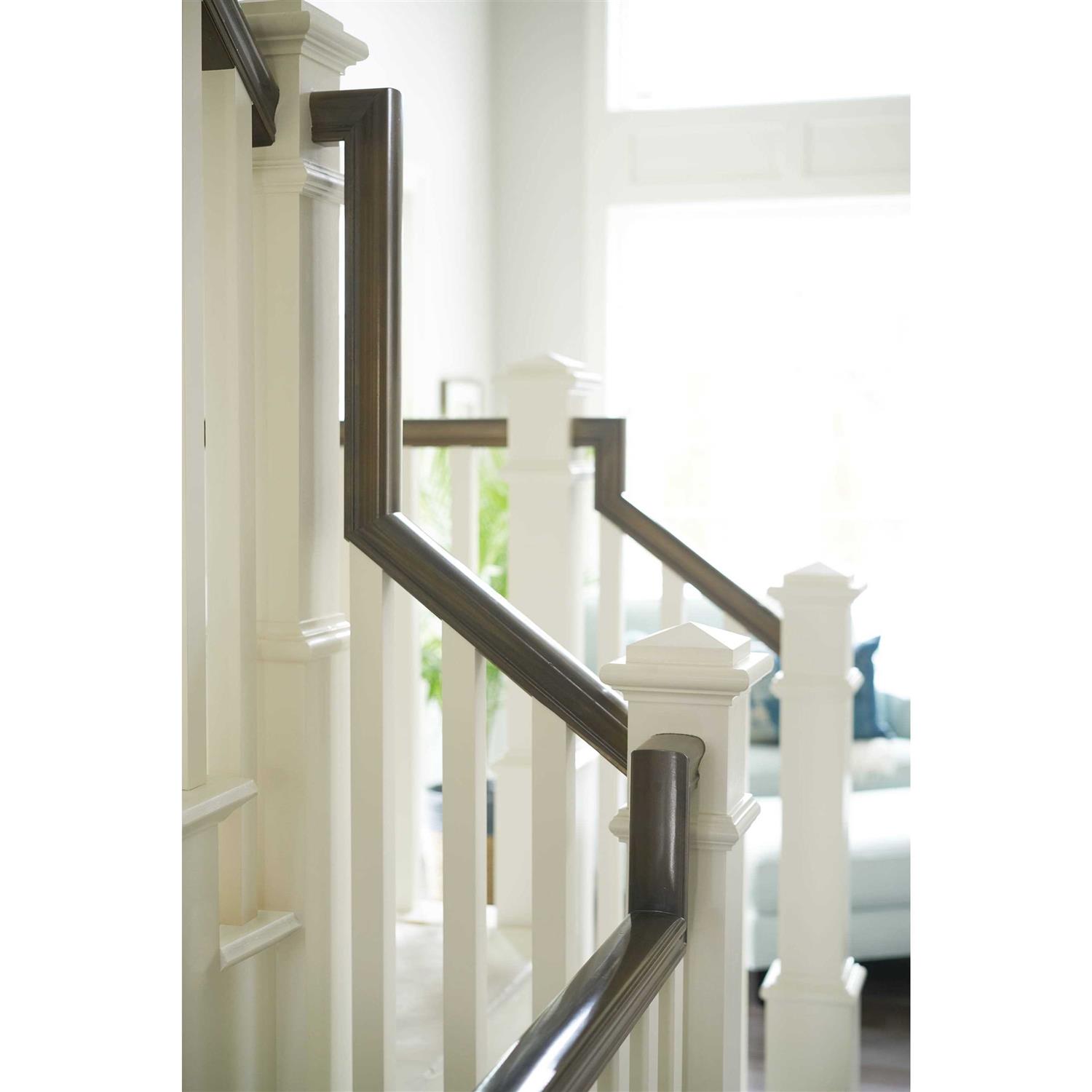 Unbranded 2.25-in x 96-in Unfinished Wood Oak Handrail 6010 8ETOAK - Cheap Fitting