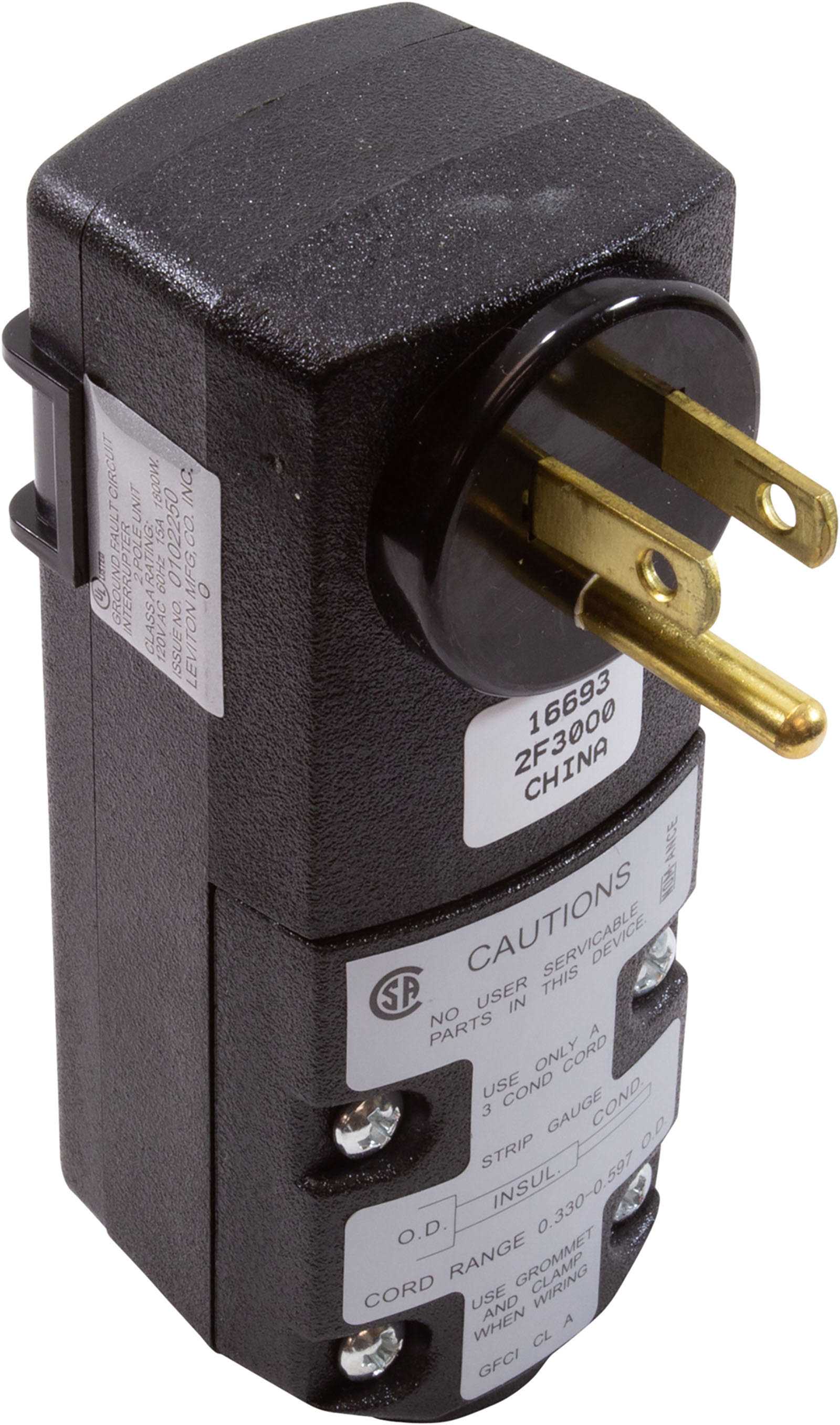 GFCI Leviton 15A 16693 - Cheap Fitting