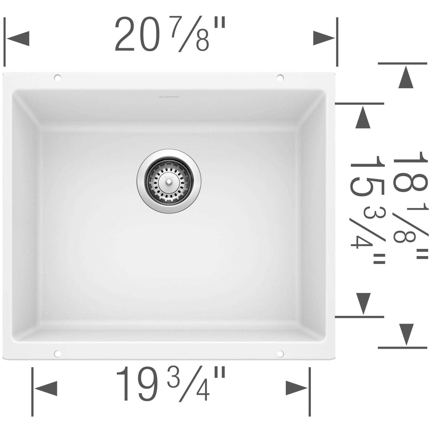 Blanco Precis Large Single Bowl Sink - Cheap Fitting