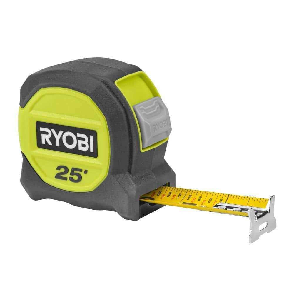RYOBI 25 Ft. Compact Tape Measure - Cheap Fitting