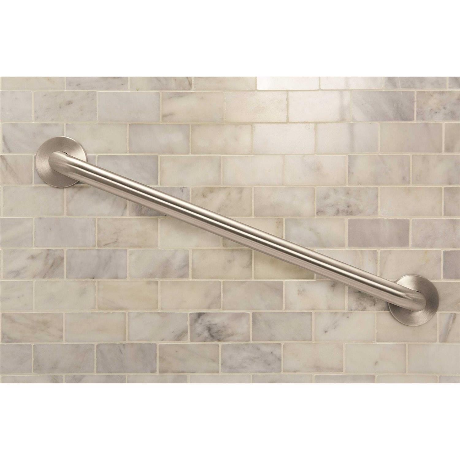 Moen Brushed Nickel 18 Designer Grab Bar - Cheap Fitting