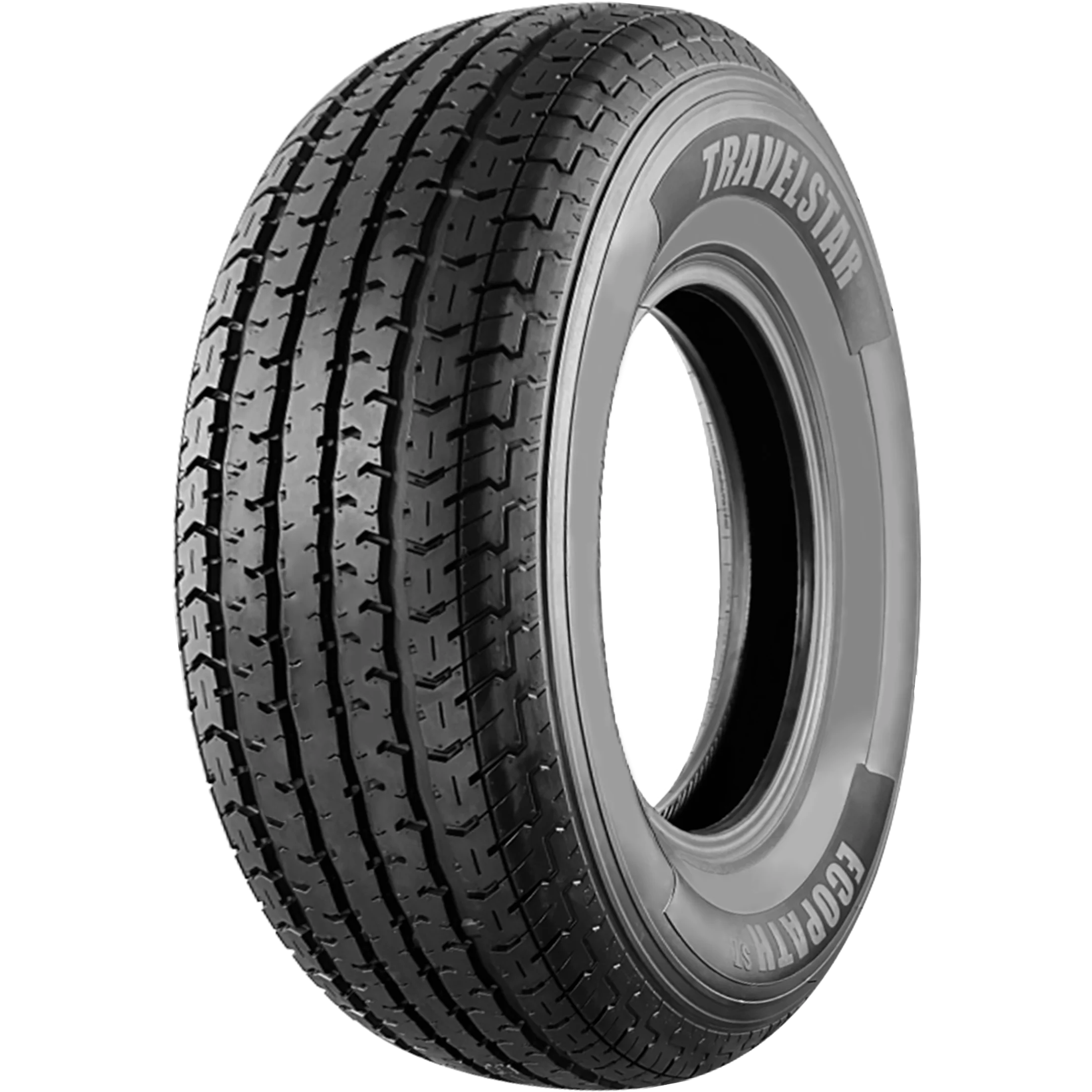 Travelstar Ecopath ST ST205/75R15 8 Ply 107M Load D Radial Trailer Tire - ST 205/75R15(Tire Only) - Cheap Fitting