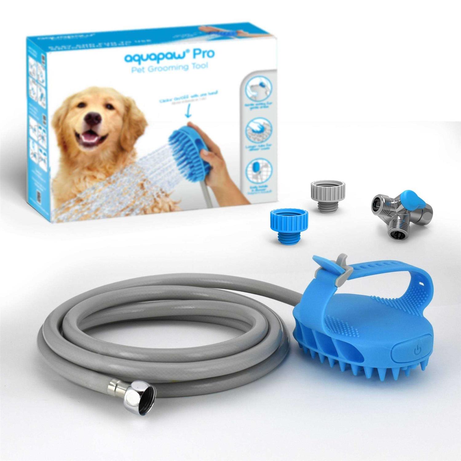 Aquapaw Dog Bath Brush Pro Sprayer and Scrubber Tool in One Indoor/Outdoor Dog Bathing Supplies - Cheap Fitting