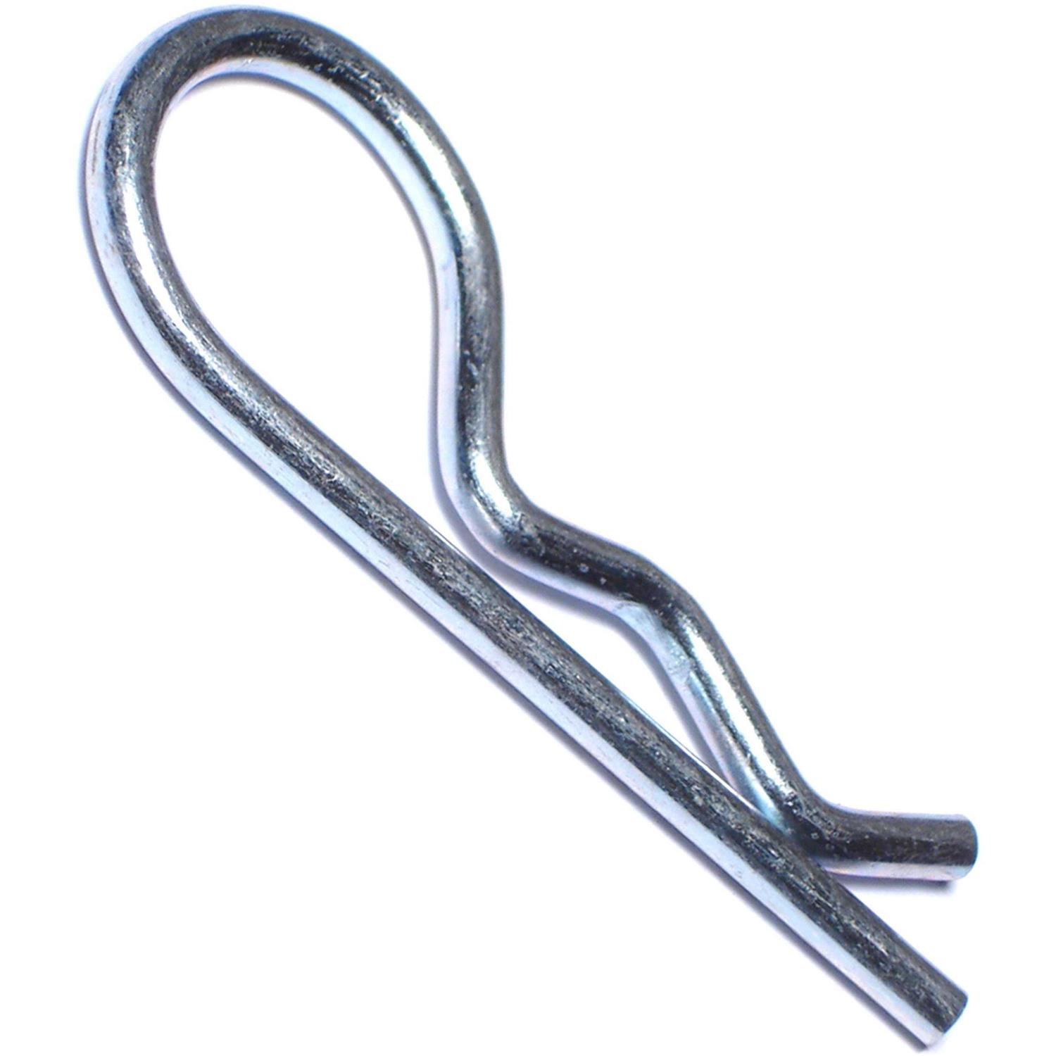 Monster Fastener 5/32 x 2-15/16 Zinc Plated Steel Hitch Pin Clips 50 pcs - Cheap Fitting