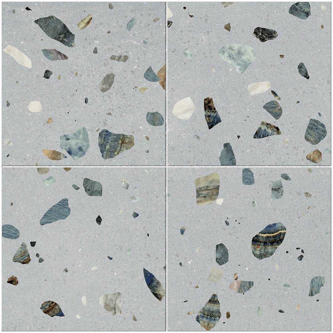 MOLOVO Terrazo 8.03 in. x 8.03 in. Matte Porcelain Floor and Wall Tile - Cheap Fitting