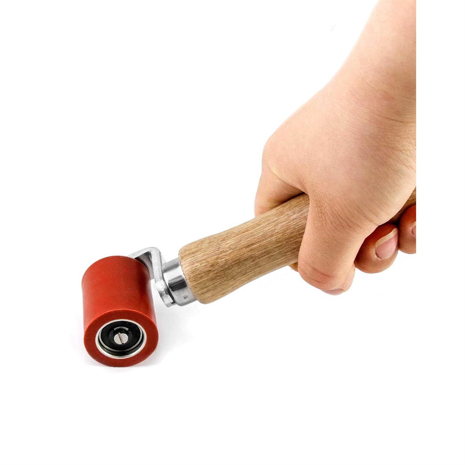 QWORK Silicone Seam Roller High Temperature Resistant Silicon Seam Hand Pressure Roller Welding Tool - Cheap Fitting