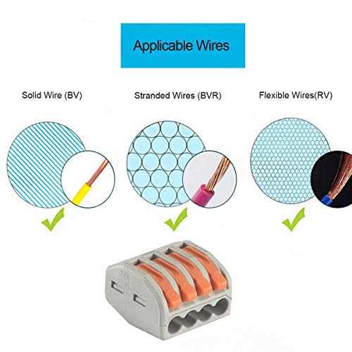 XHF 115 Pcs Lever Wire Connectors Nuts Kit With Bases&screws 28-12 Awg - Cheap Fitting