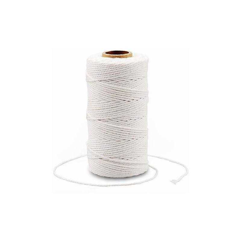 G2plus Cotton Bakers Twine328 Feet 2mm Natural White Cotton String for Craftsgift Wrapping Twinearts & Crafts Home Decor Gift Packaging	G2plus Cotton Bakers Twine328 Feet 2mm Natural White Cotton String for Craftsgift Wrapping Twinearts & Crafts Hom - Cheap Fitting
