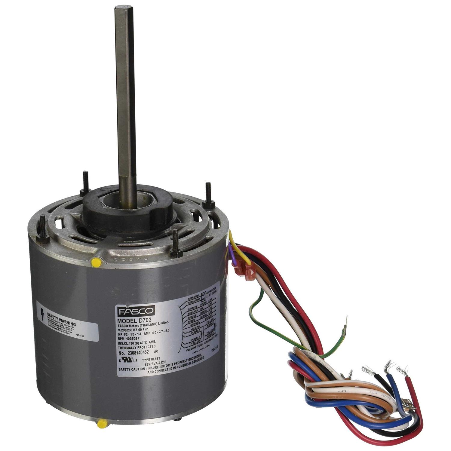 Fasco D703 5-5/8 3-Speed Direct Drive Blower Motor 1/2 hp - Cheap Fitting