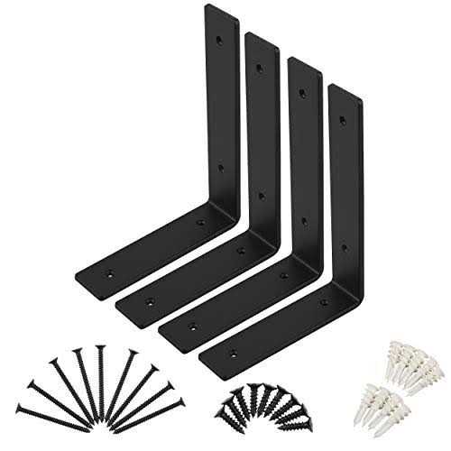 Claimed Corner Premium Heavy-Duty Shelf Brackets Quarter Inch Thick - Cheap Fitting