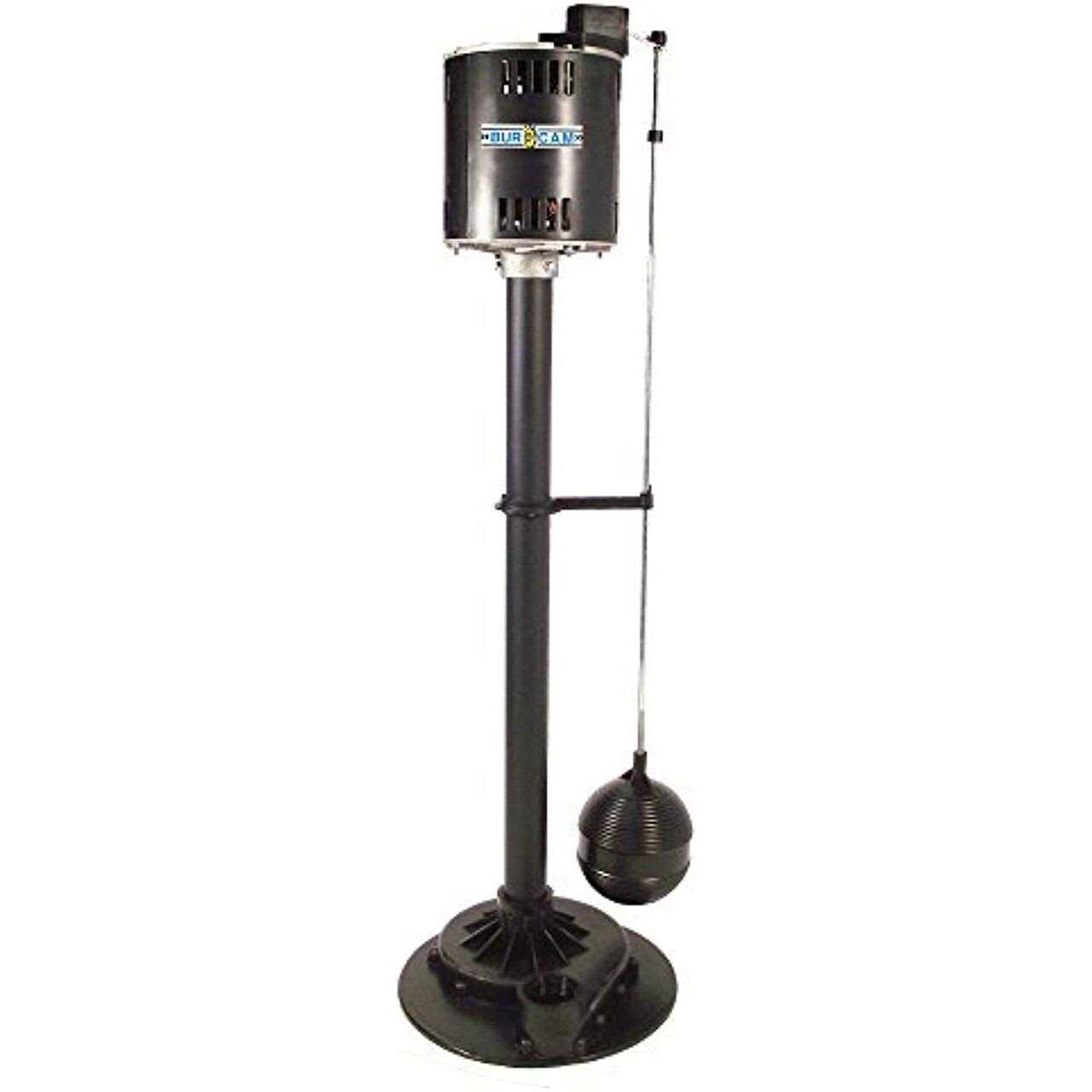 Burcam 1/3 HP 3000 GPH Thermoplastic Column Sump Pump 300530 - Cheap Fitting