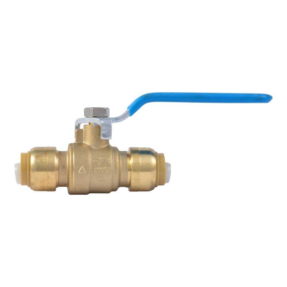 SharkBite Brass 1/2-in Push-to-connect Ball Valve 818076 - Cheap Fitting