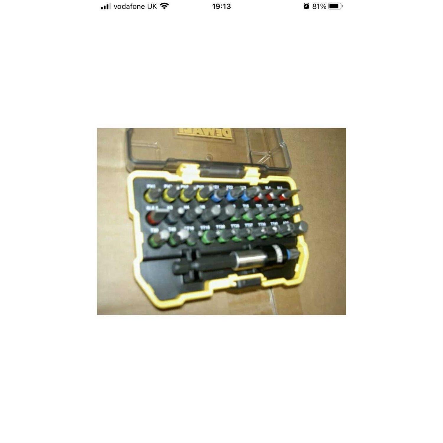 DEWALT Dt7969qz Screwdriver Bit Set 32 Piece - Cheap Fitting