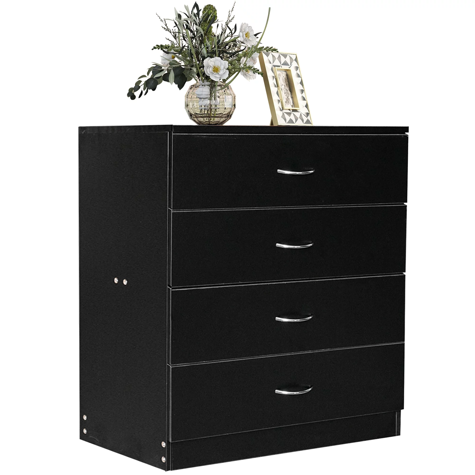 BTMWAY 3 Drawer White Dresser, Modern Small Chest of Drawers, Wooden Chest of Drawers Storage Cabinet, Wood Dresser Chest Cabinet for Bedroom - Cheap Fitting